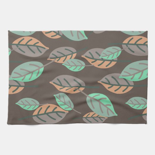 keukenhanddoek voor bosbladeren (Horizontaal)