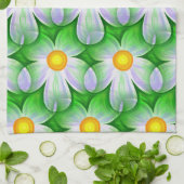 keukenhanddoek voor daisse bloemen (Gevouwen)