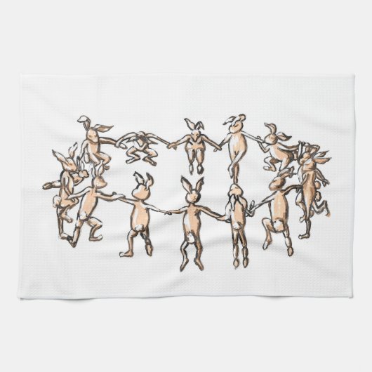 keukenhanddoek voor dansende bundels (Horizontaal)