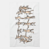 keukenhanddoek voor dansende bundels (Verticaal)