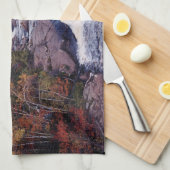 keukenhanddoek voor de Herfst van de rivier Beaver (Quarter Fold)