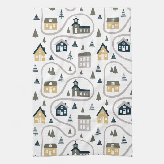 keukenhanddoek voor de kerk (Verticaal)