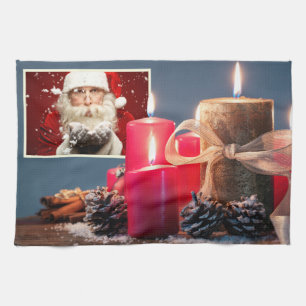 Keukenhanddoek voor de kerstman/UW FOTO