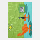 Keukenhanddoek voor de Reeks Kat (Verticaal)