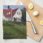 keukenhanddoek voor de vuurtoren van het noorden (Quarter Fold)