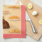 keukenhanddoek voor desserts (Quarter Fold)