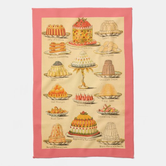 keukenhanddoek voor  desserts (Verticaal)