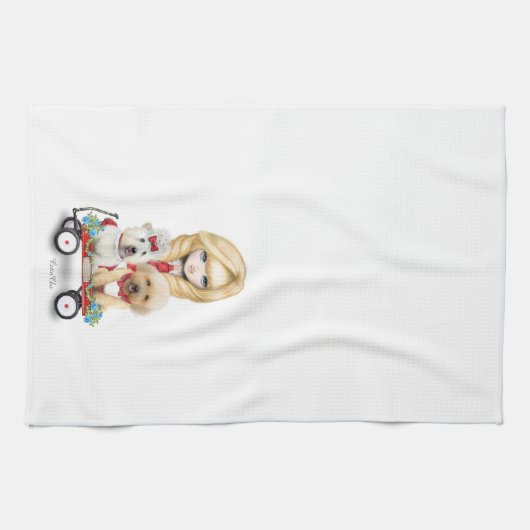 keukenhanddoek voor edelgoederen van Sandy (Horizontaal)