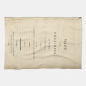 Keukenhanddoek voor eerste pagina Pride & Prejudic (Horizontaal)