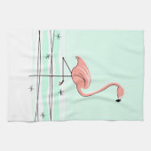 keukenhanddoek voor Flamingo Aqua (Horizontaal)