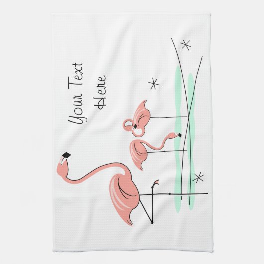 Keukenhanddoek voor Flamingo Ocean Trio 4 (Verticaal)