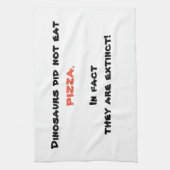 Keukenhanddoek voor Funny pizza (Verticaal)