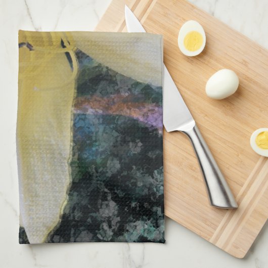 keukenhanddoek voor gele lippen (Quarter Fold)