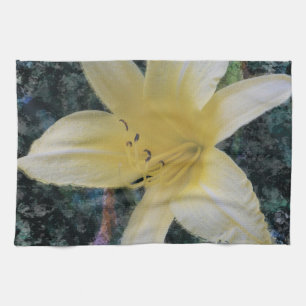 keukenhanddoek voor gele lippen