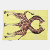 keukenhanddoek voor Giraffe Love (Horizontaal)