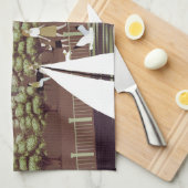 Keukenhanddoek voor het landschap (Quarter Fold)