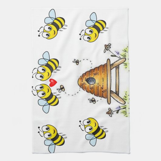 keukenhanddoek voor hommels (Verticaal)