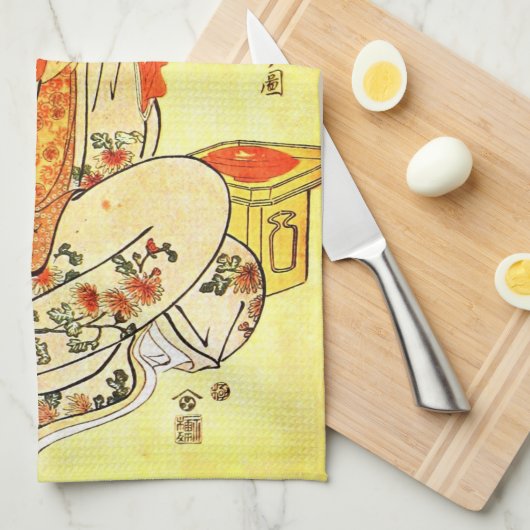  keukenhanddoek voor Japanse kunst (Quarter Fold)