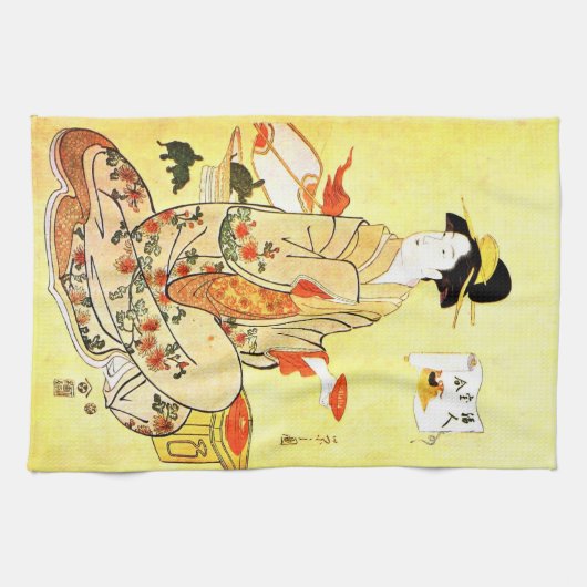 keukenhanddoek voor Japanse kunst (Horizontaal)