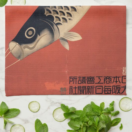  keukenhanddoek voor Japanse vis (Gevouwen)