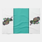 keukenhanddoek voor katten en vlinders (Horizontaal)