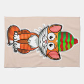 keukenhanddoek voor kerstkat (Horizontaal)