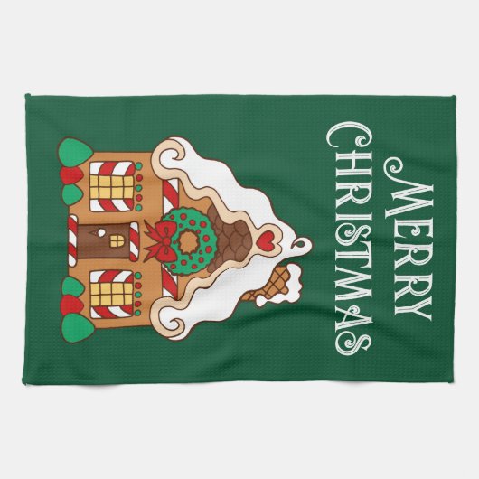 Keukenhanddoek voor kerstkeuken (Horizontaal)