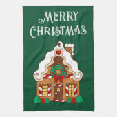 Keukenhanddoek voor kerstkeuken (Verticaal)