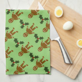 Keukenhanddoek voor kerstkeuken (Quarter Fold)
