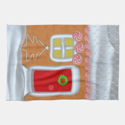 Keukenhanddoek voor kerstkeuken (Horizontaal)