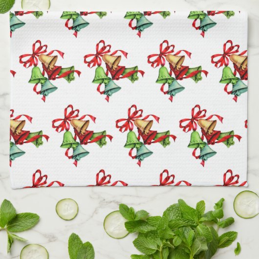 keukenhanddoek voor kerstmis (Gevouwen)