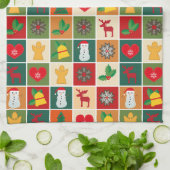 keukenhanddoek voor kerstmis (Gevouwen)