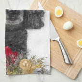 keukenhanddoek voor kerstpooien (Quarter Fold)