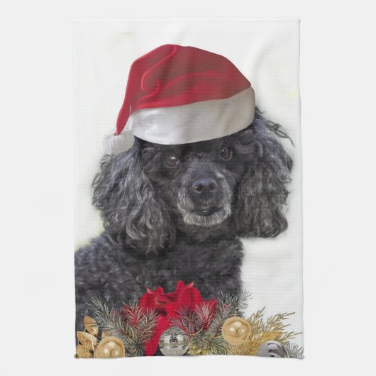 keukenhanddoek voor kerstpooien (Verticaal)