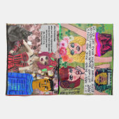 keukenhanddoek voor keukengebruik met diskbijenkas (Horizontaal)