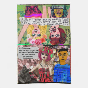 keukenhanddoek voor keukengebruik met diskbijenkas