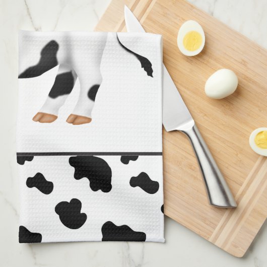 keukenhanddoek voor Koe in het land (Quarter Fold)