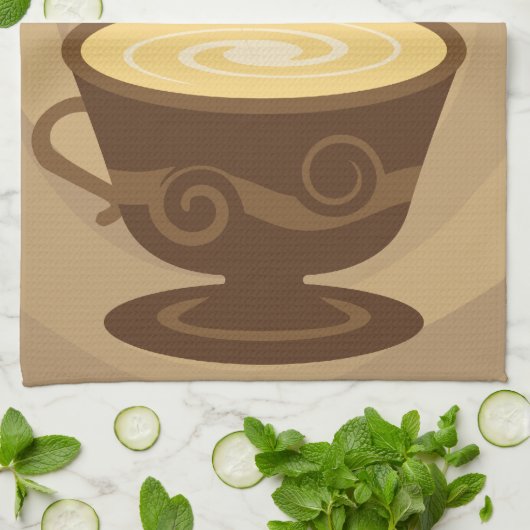 Keukenhanddoek voor koffie (Gevouwen)