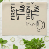 Keukenhanddoek voor koffie (Gevouwen)