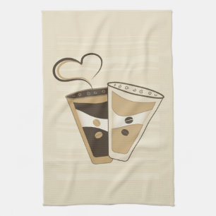 Keukenhanddoek voor koffie