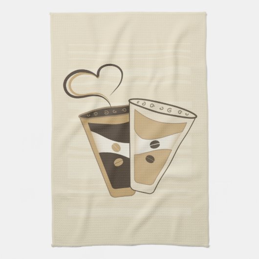 Keukenhanddoek voor koffie (Verticaal)