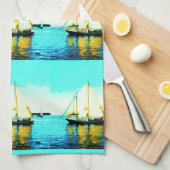 keukenhanddoek voor maine windjammers (Quarter Fold)