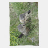 keukenhanddoek voor marmots (Verticaal)