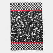 keukenhanddoek voor muzieknoten 50 (Verticaal)