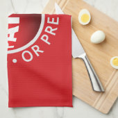 keukenhanddoek voor paniekButtonnen (Quarter Fold)