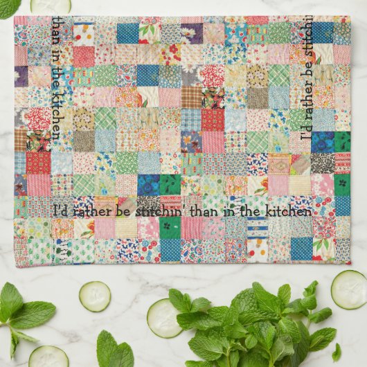  keukenhanddoek voor patchwork (Gevouwen)