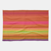 keukenhanddoek voor rode Oranje strepen (Horizontaal)