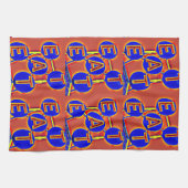 keukenhanddoek voor rood en blauw eten (Horizontaal)