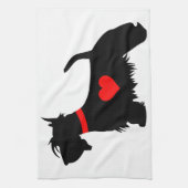 keukenhanddoek voor Schotse honden (Verticaal)