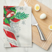 Keukenhanddoek voor snoepsnoepsnoepgoed van Retro  (Quarter Fold)